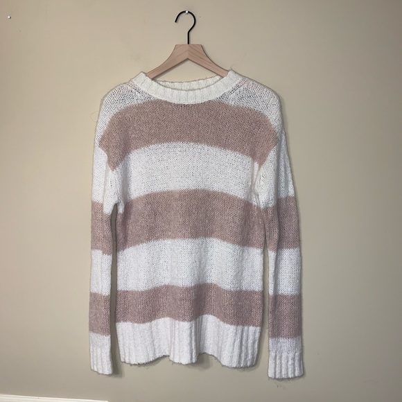 ae striped jegging pullover